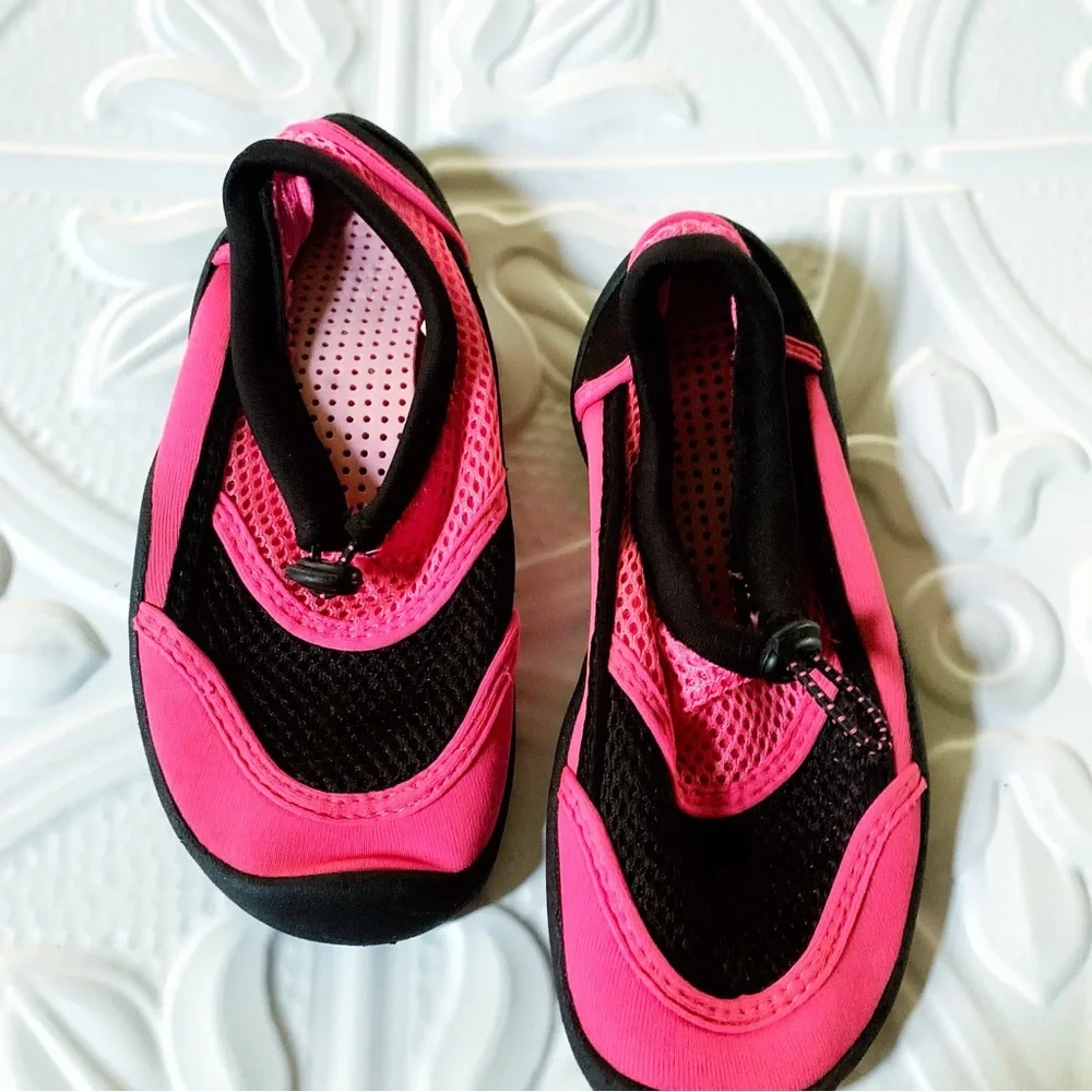 WONDER NATION Girls Pink Neoprene Water Shoe 13/1